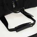 PRADA Boston Bag Nylon 2way Black Silver Auth 199801A-7