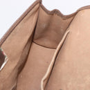 GUCCI GG Supreme Web Sherry Line Clutch Bag PVC Beige 89 01 030 Auth 199803-19
