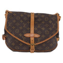 LOUIS VUITTON Monogram Saumur 30 Shoulder Bag M42256 LV Auth 199805A-13