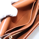 CELINE Triomphe Shoulder Bag PVC Leather Brown Gold Tone Auth 199806SM-22