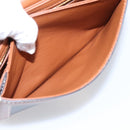 CELINE Triomphe Shoulder Bag PVC Leather Brown Gold Tone Auth 199806SM-23
