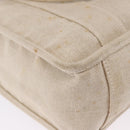 PRADA Tote Bag Canvas Beige Red Auth 199809-16