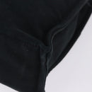 HERMES Fourre Tout MM Hand Bag Cotton Black Silver Auth 199811-11