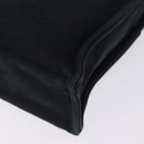 HERMES Fourre Tout MM Hand Bag Cotton Black Silver Auth 199811-13