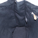 HERMES Fourre Tout MM Hand Bag Cotton Black Silver Auth 199811-18