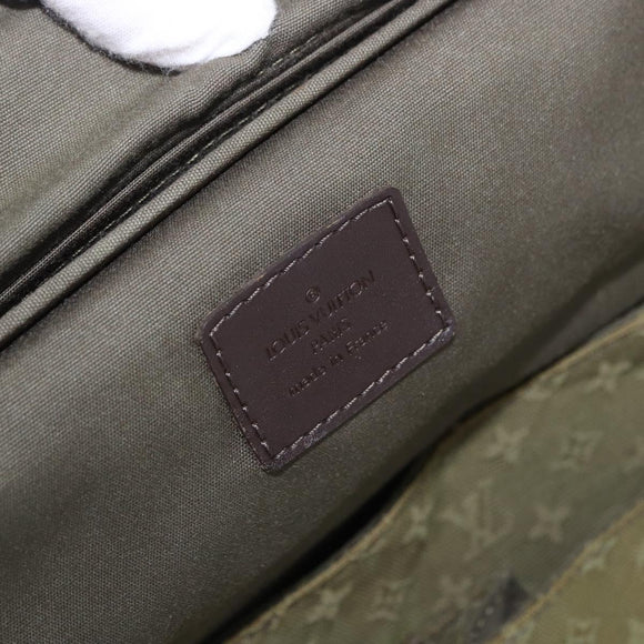 LOUIS VUITTON Monogram Mini Sac Maman Bag TST Khaki M42351 LV Auth 199817