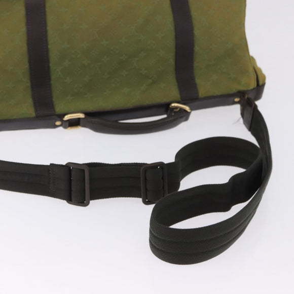 LOUIS VUITTON Monogram Mini Sac Maman Bag TST Khaki M42351 LV Auth 199817