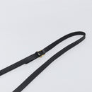 CELINE Shoulder Bag Leather Black Gold Auth 199823-8
