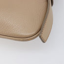 BURBERRY Nova Check Shoulder Bag Leather Beige Silver Auth 199824A-12