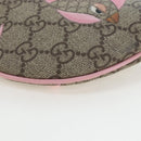 GUCCI GG Supreme Children's Papagallo Bag PVC Leather Beige 297540 Auth 199825M-14
