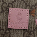 GUCCI GG Supreme Children's Papagallo Bag PVC Leather Beige 297540 Auth 199825M-16