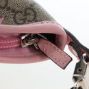 GUCCI GG Supreme Children's Papagallo Bag PVC Leather Beige 297540 Auth 199825M-19
