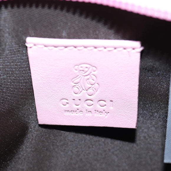GUCCI GG Supreme Children's Papagallo Bag PVC Leather Beige 297540 Auth 199825M