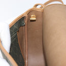 Christian Dior Honeycomb Canvas Shoulder Bag PVC Beige Gold Auth 199826A-19