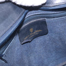 GUCCI GG Supreme Sherry Line Shoulder Bag PVC Navy Gold Auth 199828-18