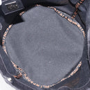 FENDI Hand Bag Canvas Black Brown Auth 199832-11