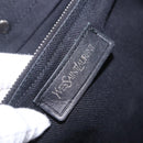 SAINT LAURENT Muse Toe Hand Bag Leather Black Silver 197149 Auth 199840A-18