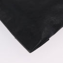 BALENCIAGA Giant Clutch Bag Leather Black Gold Auth 199841V-15