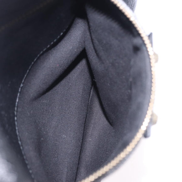 BALENCIAGA Giant Clutch Bag Leather Black Gold Auth 199841V