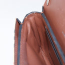 BURBERRY Nova Check Shoulder Bag Canvas Beige Silver Auth 199844A-20
