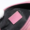 GUCCI GG Canvas Pouch Beige Gold 29596 Auth 199845A-9