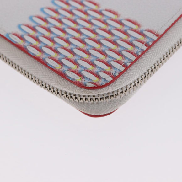 LOUIS VUITTON Damier Damier Spray Zippy Wallet Vertical M81403 LV Auth 199847M