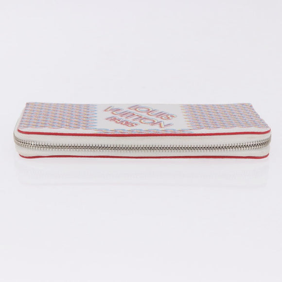 LOUIS VUITTON Damier Damier Spray Zippy Wallet Vertical M81403 LV Auth 199847M