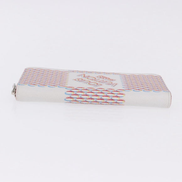 LOUIS VUITTON Damier Damier Spray Zippy Wallet Vertical M81403 LV Auth 199847M