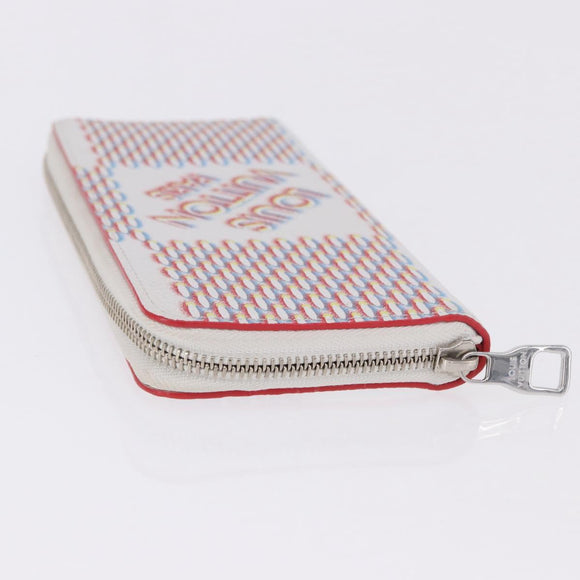 LOUIS VUITTON Damier Damier Spray Zippy Wallet Vertical M81403 LV Auth 199847M
