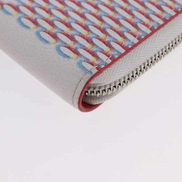 LOUIS VUITTON Damier Damier Spray Zippy Wallet Vertical M81403 LV Auth 199847M