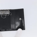 GUCCI Key Case Leather Black Silver 138052 Auth 199850V-18