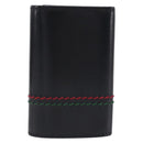 GUCCI Key Case Leather Black Silver 138052 Auth 199850V-2