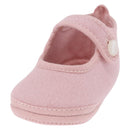 HERMES Baby Shoes Wool Pink Auth 199853A-13