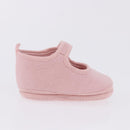 HERMES Baby Shoes Wool Pink Auth 199853A-15