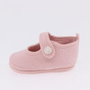 HERMES Baby Shoes Wool Pink Auth 199853A-16