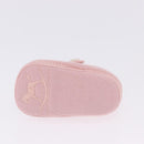 HERMES Baby Shoes Wool Pink Auth 199853A-18