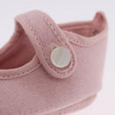 HERMES Baby Shoes Wool Pink Auth 199853A-19