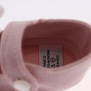 HERMES Baby Shoes Wool Pink Auth 199853A-21