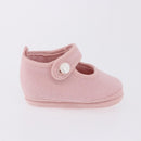 HERMES Baby Shoes Wool Pink Auth 199853A-5