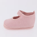 HERMES Baby Shoes Wool Pink Auth 199853A-6
