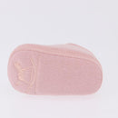 HERMES Baby Shoes Wool Pink Auth 199853A-8