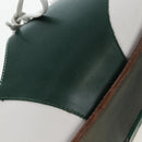 Salvatore Ferragamo Saddle Shoes Leather Green Auth 199854M-10