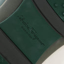 Salvatore Ferragamo Saddle Shoes Leather Green Auth 199854M-14