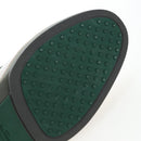 Salvatore Ferragamo Saddle Shoes Leather Green Auth 199854M-15