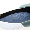 Salvatore Ferragamo Saddle Shoes Leather Green Auth 199854M-16
