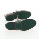 Salvatore Ferragamo Saddle Shoes Leather Green Auth 199854M-6