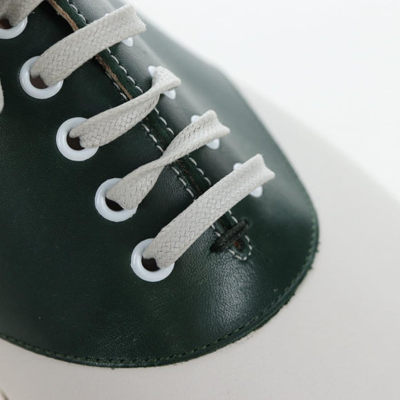 Salvatore Ferragamo Saddle Shoes Leather Green Auth 199854M