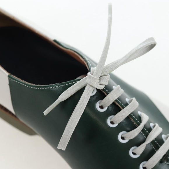 Salvatore Ferragamo Saddle Shoes Leather Green Auth 199854M