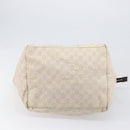 GUCCI GG Canvas Museo Tote Bag Ivory Silver 283416 Auth 199855-6