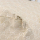 GUCCI GG Canvas Museo Tote Bag Ivory Silver 283416 Auth 199855-17